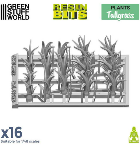 Green Stuff World: 3D Printed Set - Plants - Tall Grass