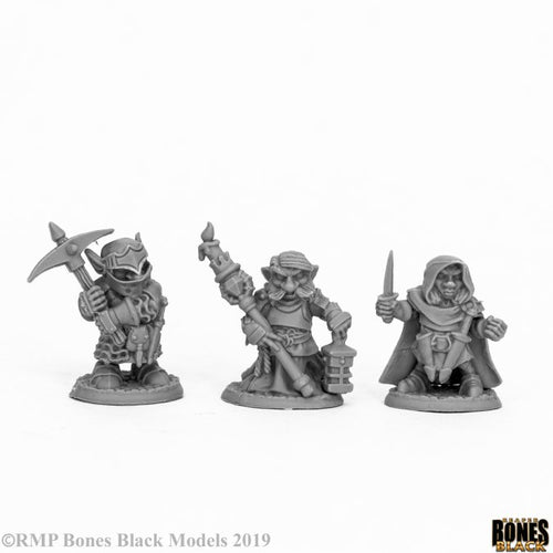 Reaper Bones - Deep Gnome Warriors (3 Stk)