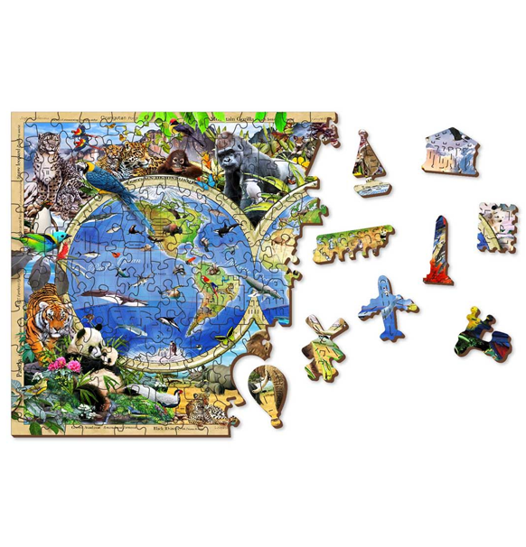 Animal Kingdom Map XL - 1000 (puslespil)