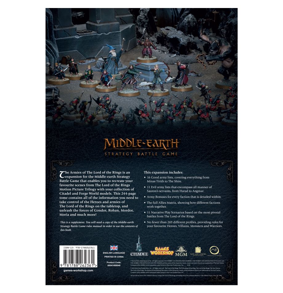 Middle-Earth Strategy Battle Game: Armies of the Lord of the Rings