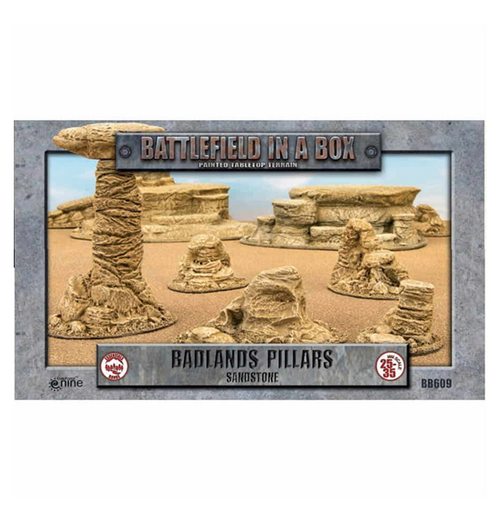 Battlefield in a box: Badlands Pillars - Sandstone