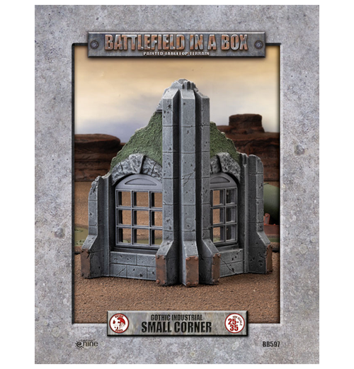 Battlefield in a box: Gothic Industrial Ruins - Small Corner
