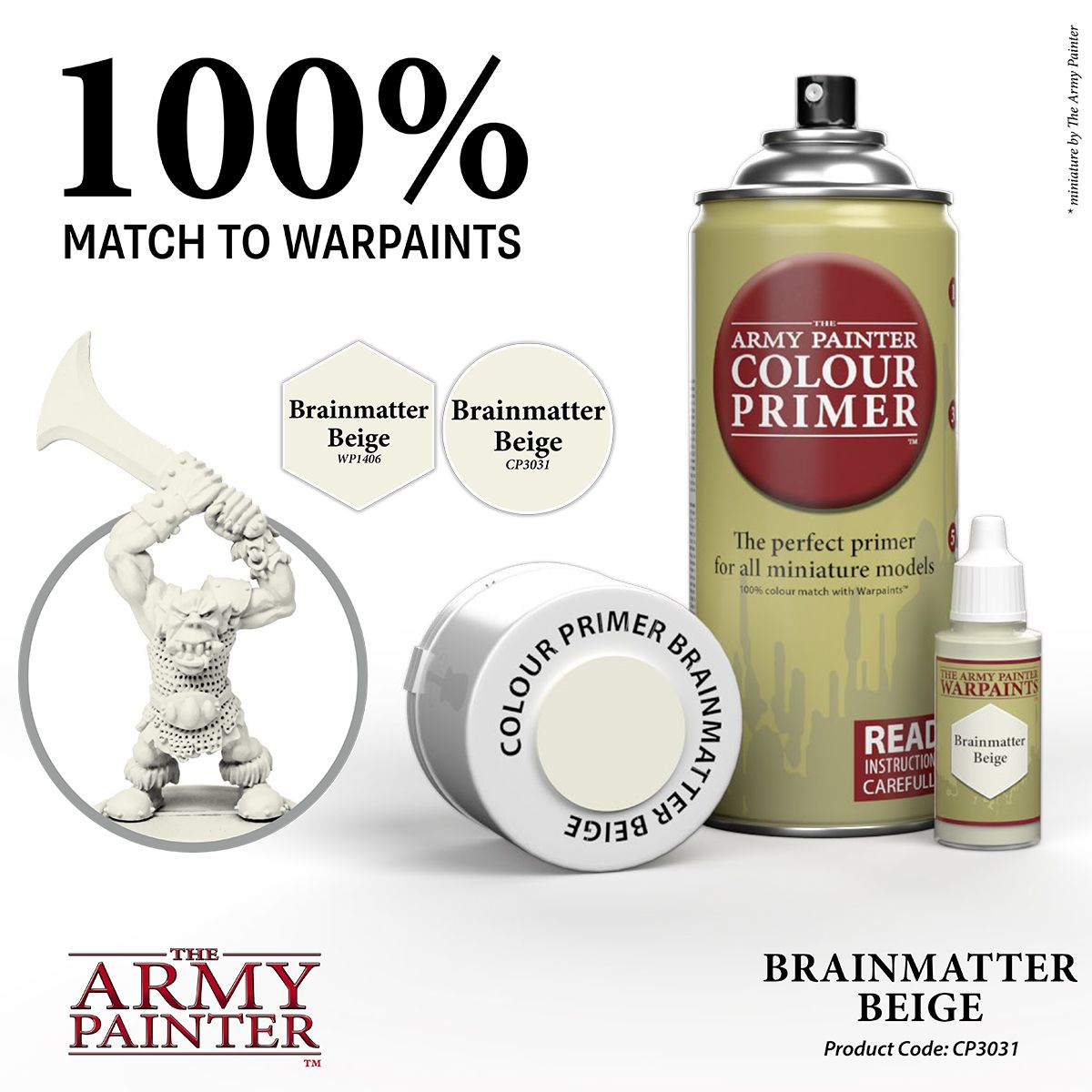 Army Painter Brainmatter Beige Primer Spray