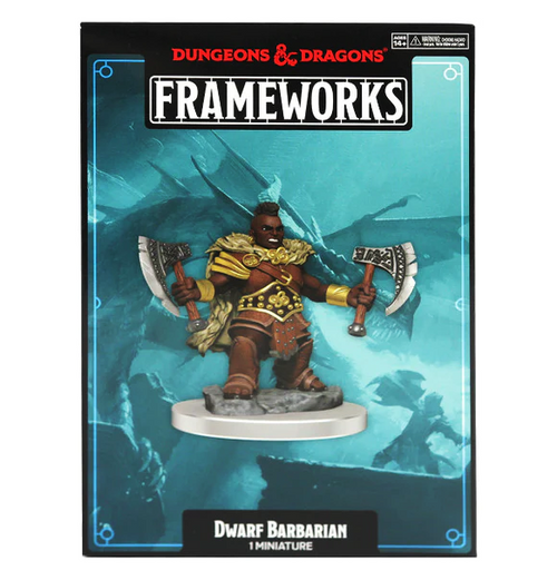 D&D: Frameworks - Dwarf Barbarian Female forside