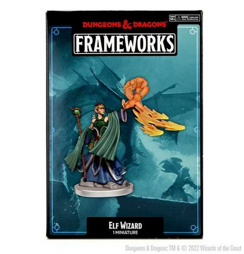 D&D: Frameworks - Elf Wizard Female forside