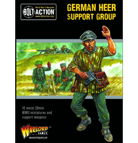Bolt Action: German Heer - Support Group forside