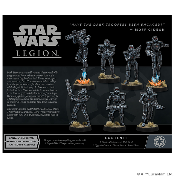 Star Wars Legion - Imperial Dark Troopers (Unit Expansion)