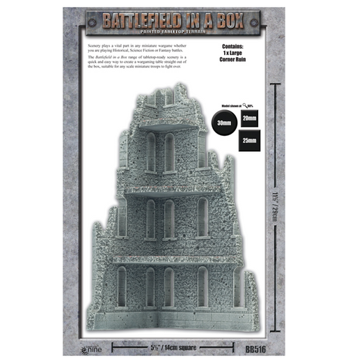 Battlefield in a box: Large Corner Ruin