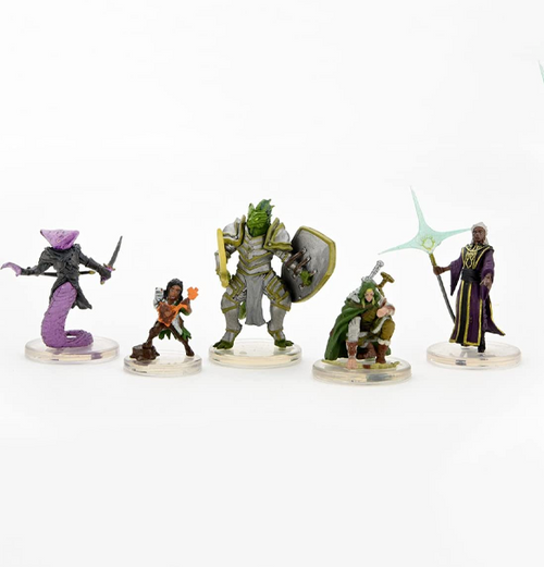 Magic the Gathering miniatures: Adventures in the Forgotten Realms - Adventuring Party Starter indhold