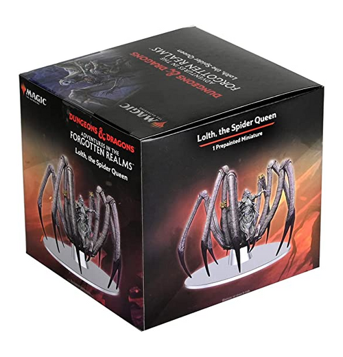 Magic the Gathering miniatures: Adventures in the Forgotten Realms - Lolth the Spider Queen forside