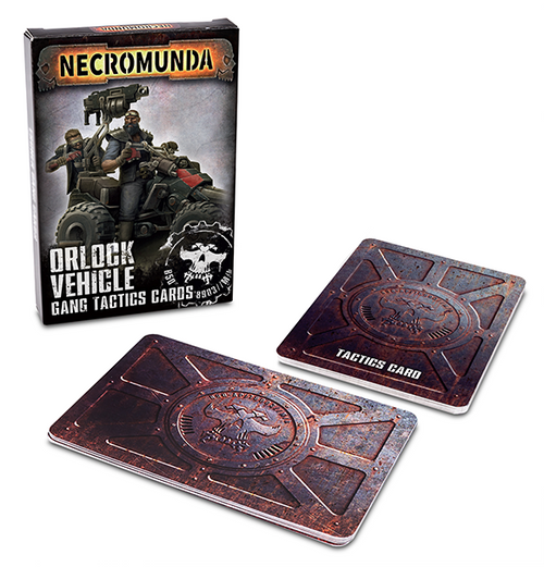 Necromunda: Orlock Vehicle Tactics Cards indhold