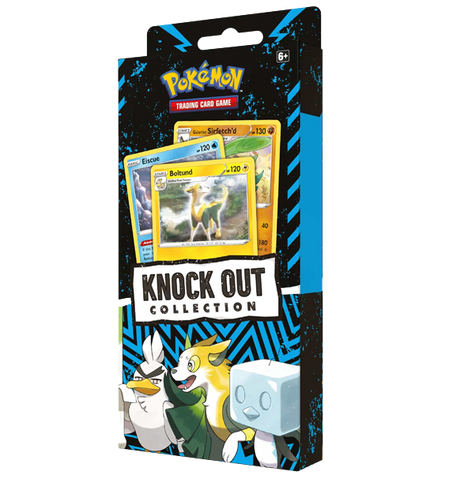 Pokémon TCG: Knock Out Collection (Boltund - Eiscue & Galarian Sirfetch'd) forside
