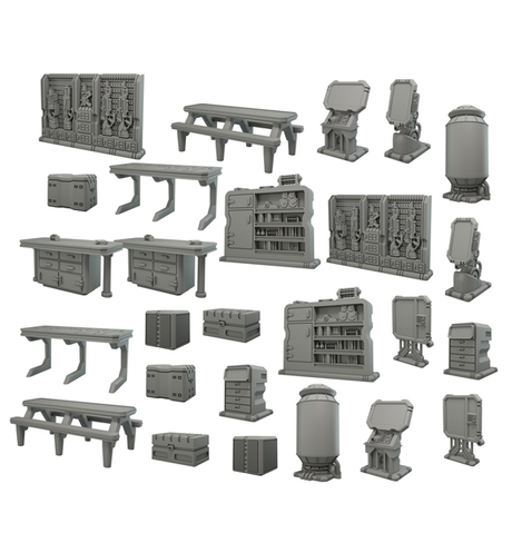 Terrain Crate: Starship Scenery indhold