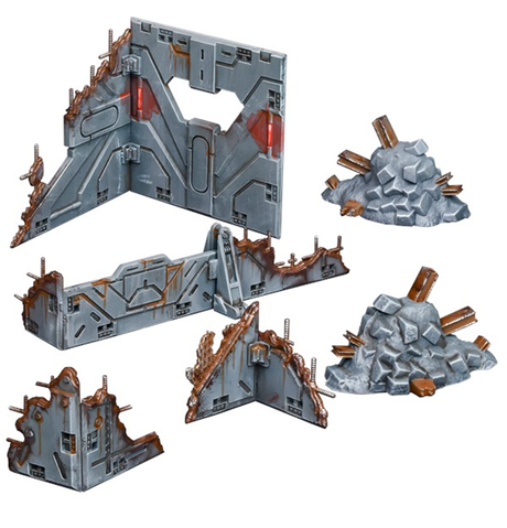 Terrain Crate: Battlefield Ruins indhold