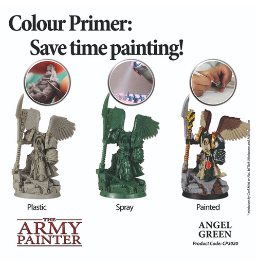 Army Painter: Colour Primer - Angel Green Spray