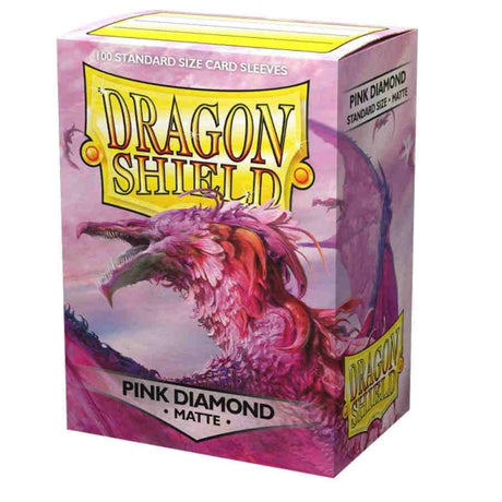 Dragon Shield Matte Sleeves (100) - Pink Diamond forside