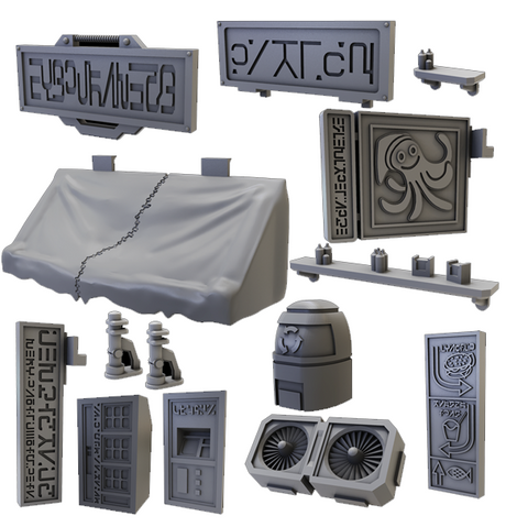 Terrain Crate:Battlezone Street Accessories