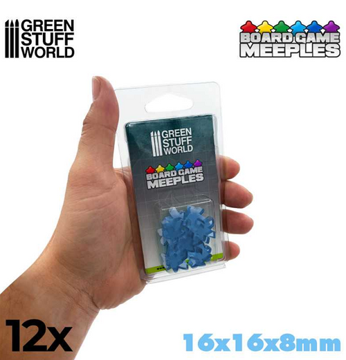 Green Stuff World: Board Game Meeples - Light Blue