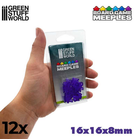 Green Stuff World: Board Game Meeples - Purple