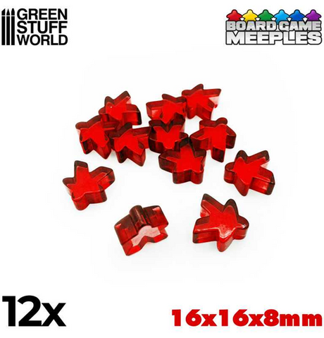 Green Stuff World: Board Game Meeples - Red