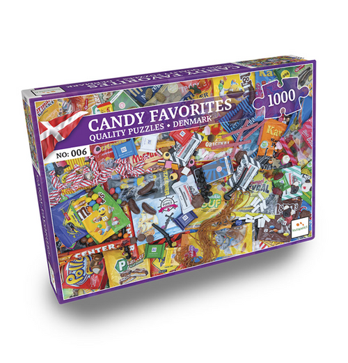 Nordic Quality Puzzles - Candy Favorites - 1000 (Puslespil)