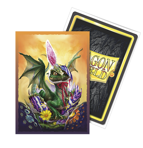 Dragon Shield Brushed Art Sleeves (100) - Easter Dragon indhold