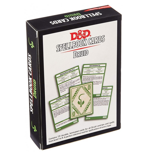 D&D 5th Ed. Druid - Spellbook Cards bagside