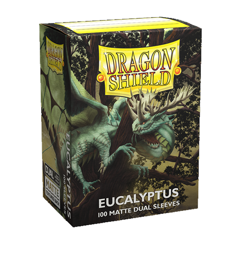 Dragon Shield: Dual Matte Sleeves (100) - Eucalyptus forside