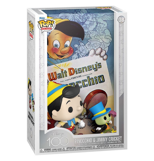 Funko POP! - Disney 100 - Pinocchio & Jiminy Cricket #08