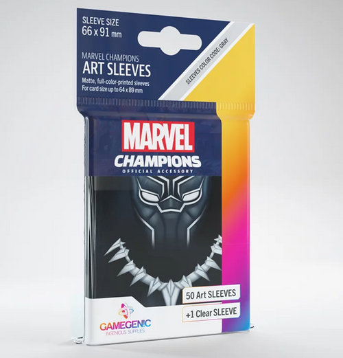 Gamegenic: Marvel Champions Art Sleeves - Black Panther (50)