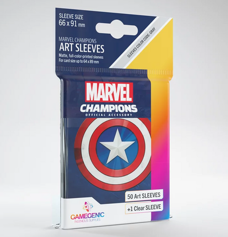Gamegenic: Marvel Champions Art Sleeves - Captain America (50)