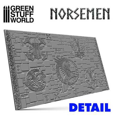 Green Stuff World: Rolling Pin - Norsemen detalje