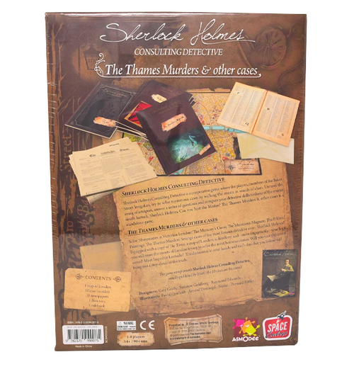 Sherlock Holmes: Consulting Detective - The Thames Murders & Other Cases bagside