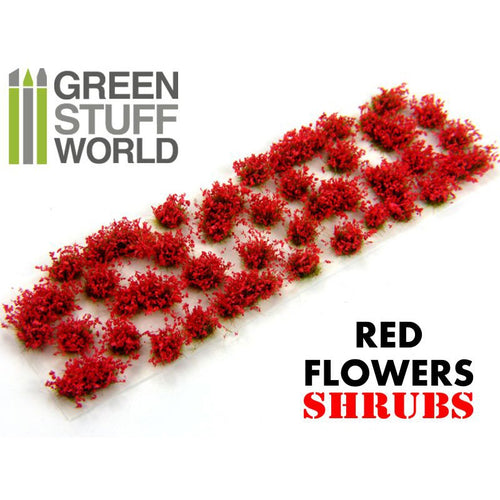 Shrubs Tufts 6mm Red Flowers