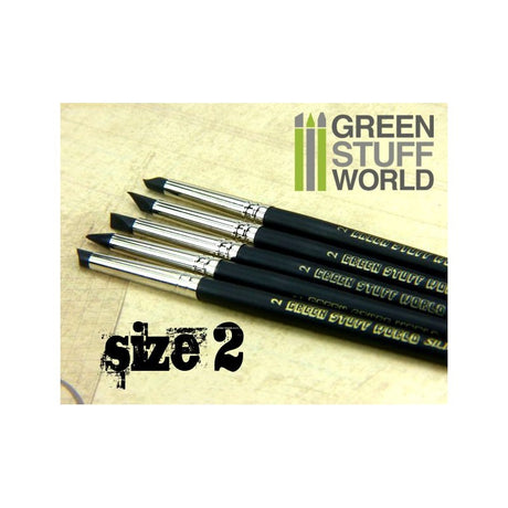 Green Stuff World: Colour Shapers Brushes - Size 2 Black Firm
