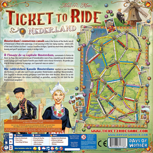 Ticket To Ride - Map Collection #4 (Nederland) (Exp) bagside