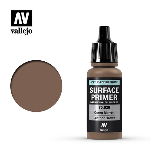 (70626) Vallejo Surface Primer - Leather Brown