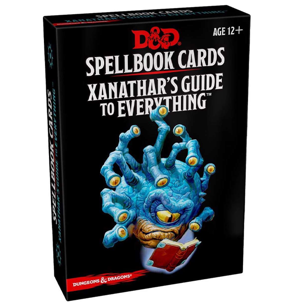 Dungeons & Dragons 5th Edition Xanathar's Guide Spellbook Cards