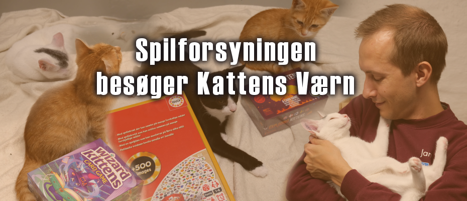 Spilforsyningen besøger Kattens Værn