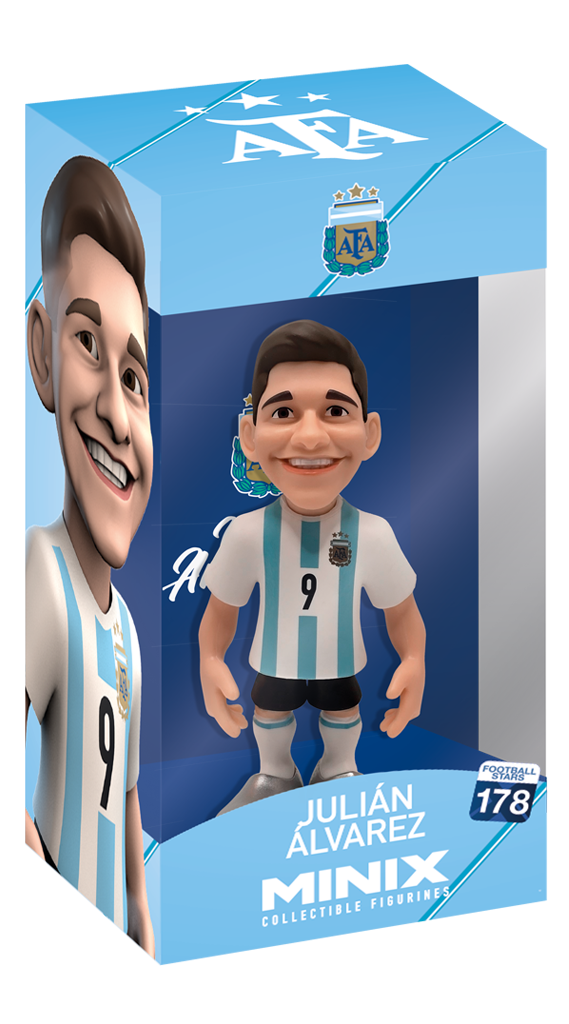 Minix Football Stars - Argentina Julian Alvarez (12 cm) #178