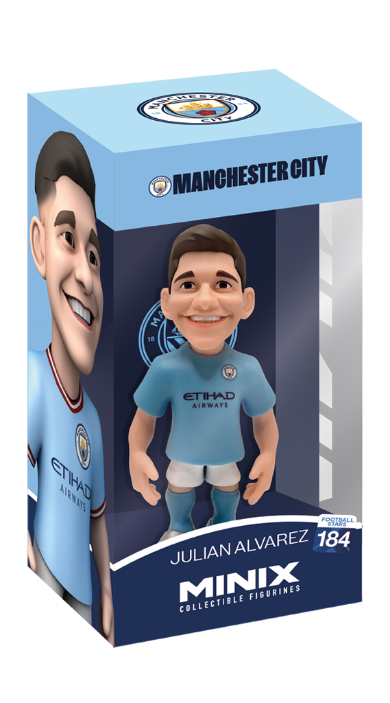 Minix Football Stars - Manchester City Julian Alvarez (12 cm) #184