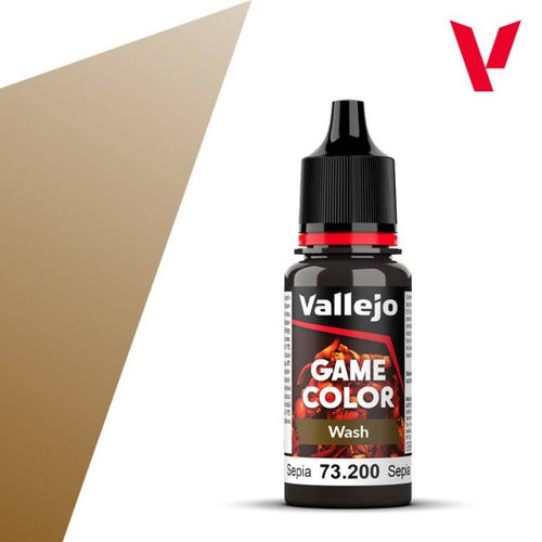 (73200) Vallejo Game Color Wash - Sepia Shade