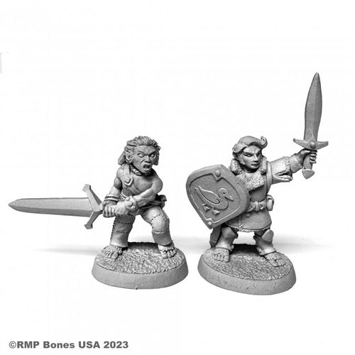 Reaper Legends: Halfling Fighter and Barbarian 2 stk.
