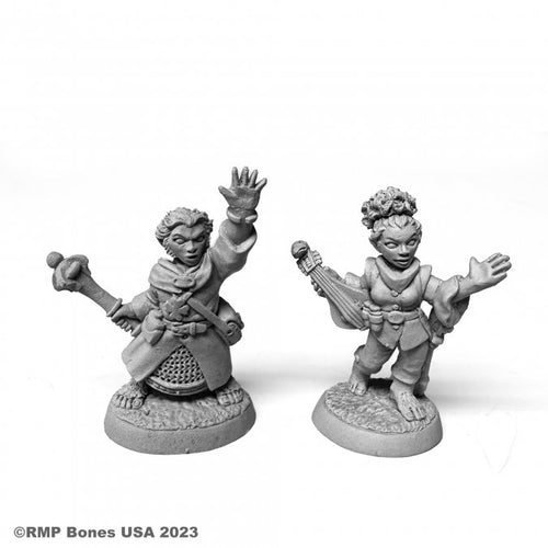 Reaper Legends: Halfling Cleric and Bard 2 stk.