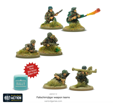 Bolt Action: Fallschirmjäger Weapons Team (Eng)