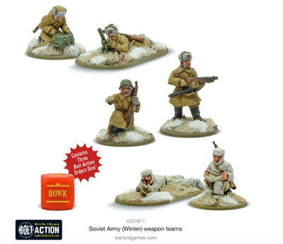 Bolt Action: Soviet Army (Winter) Weapons Team (Eng)
