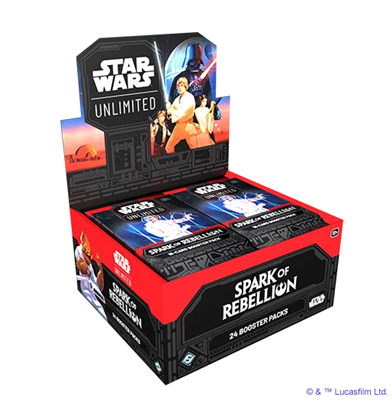 Star Wars: Unlimited - Spark of Rebellion Booster Display