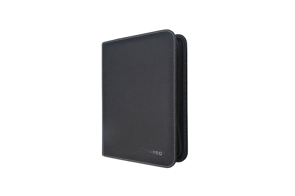 Ultra PRO 4-Pocket Toploader Zippered Premium Pro Binder - Black