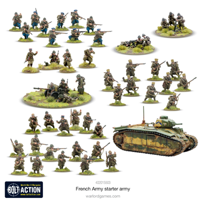 Bolt Action:  French Army - Starter Army (Eng)