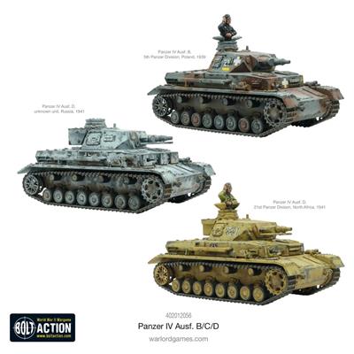 Bolt Action: Panzer IV ausf B/C/D (Eng)